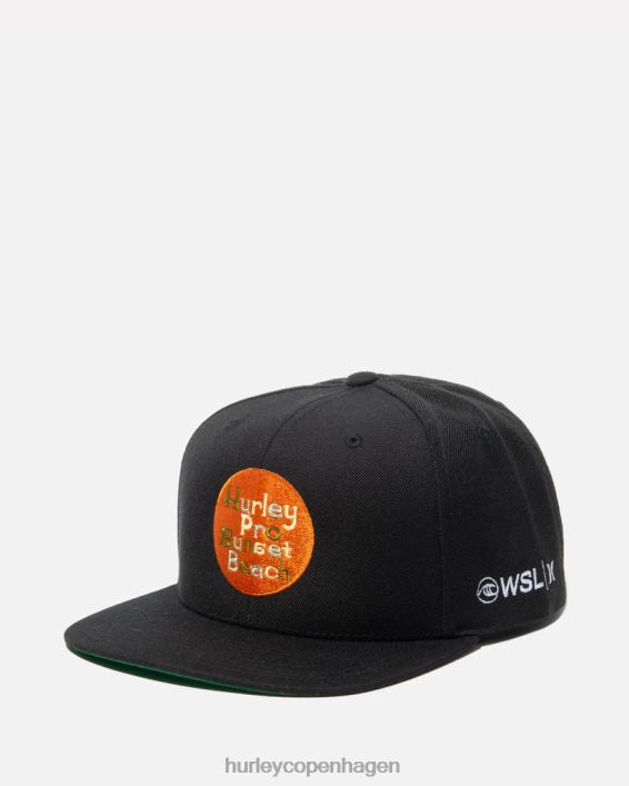 pro sunset beach snapback hat Mænd sort tilbehør Hurley D404N450