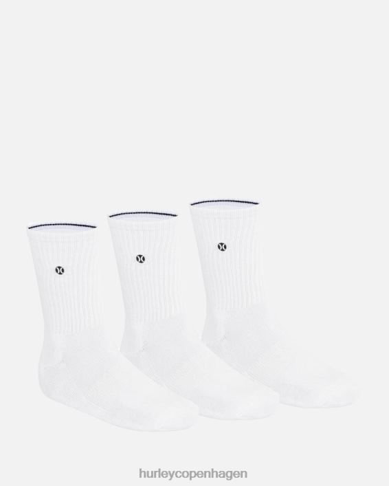 h2o-dri crew sok 3pk Mænd hvid tilbehør Hurley D404N83