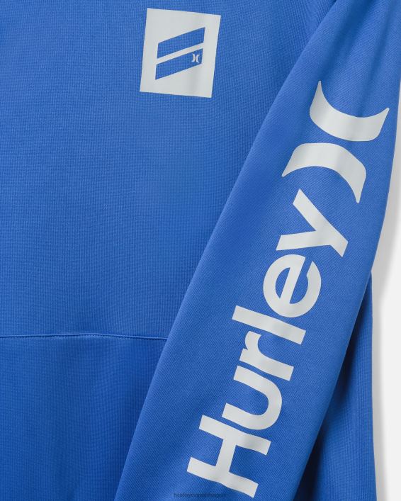 eksisterer bootcamp hættetrøje i fransk frotté Mænd blå tøj Hurley D404N45