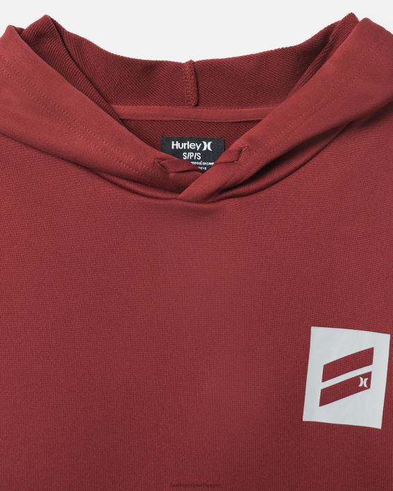 eksisterer bootcamp hættetrøje i fransk frotté Mænd bordeaux tøj Hurley D404N41