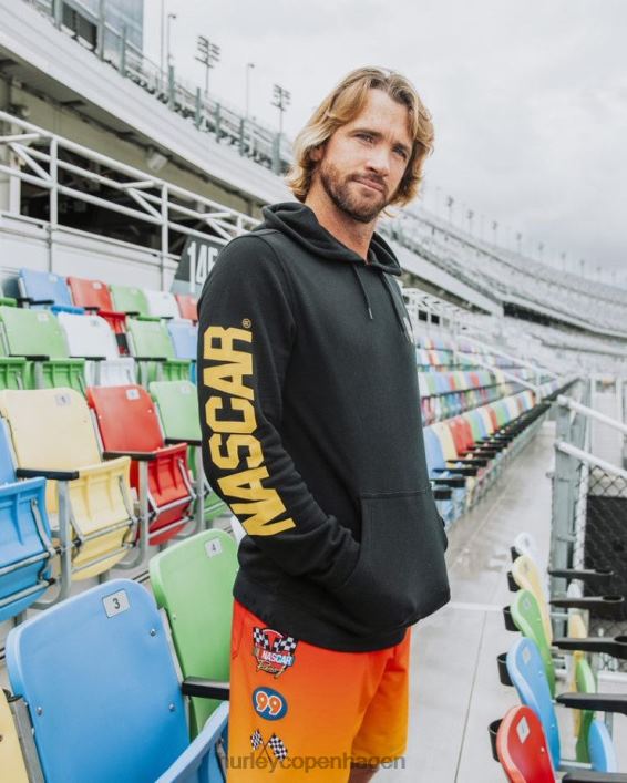 nascar x fleecetrøje Mænd sort tøj Hurley D404N266