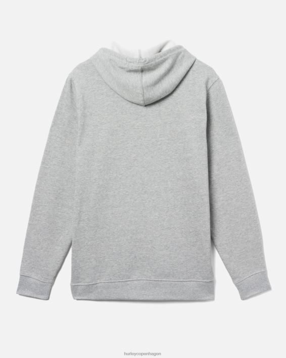 one and only fleece pullover hættetrøje Mænd mørk gråmeleret 2 tøj Hurley D404N362