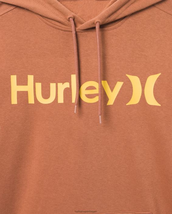 one and only fleece pullover hættetrøje Mænd zion rust tøj Hurley D404N384