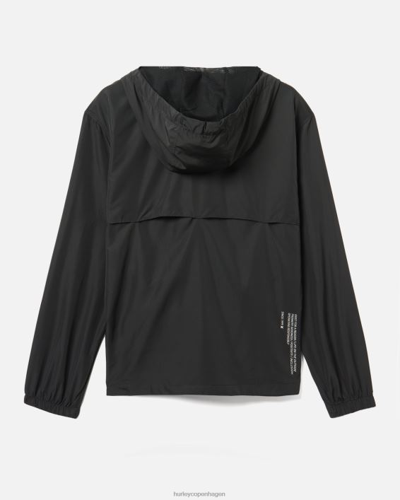 findes vindjakke Mænd sort tøj Hurley D404N413