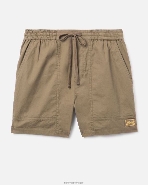 baja slub volley 17\" kort Mænd ultra tan tøj Hurley D404N222