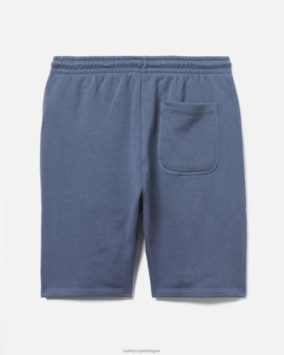 exist boxed logo bomuldsfleece short Mænd mørkeblå tøj Hurley D404N35