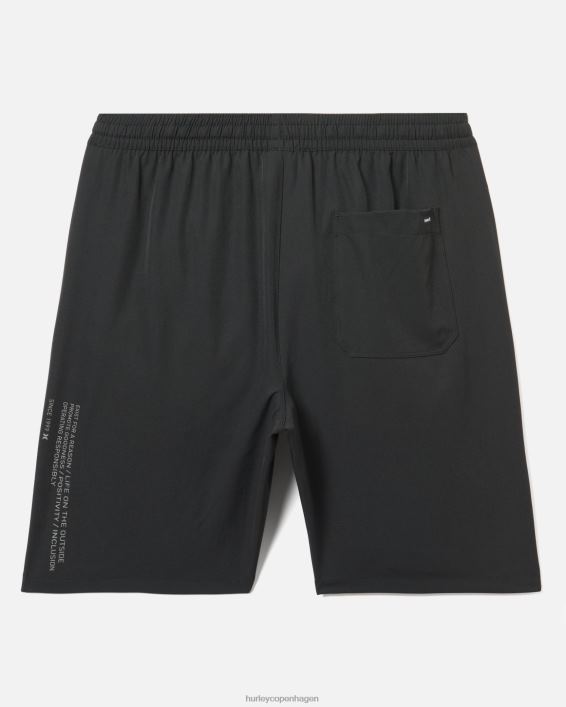 findes letvægts sportskort Mænd sort tøj Hurley D404N110