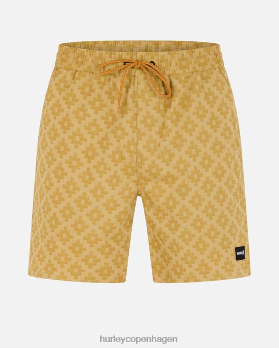 jaquard volley 18" walkshort Mænd støvet cheddar tøj Hurley D404N230