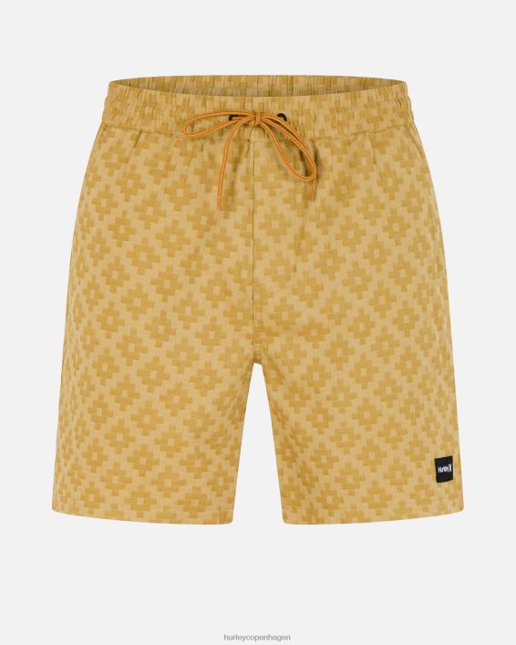 jaquard volley 18\" walkshort Mænd støvet cheddar tøj Hurley D404N230