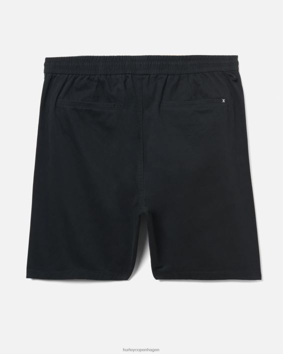 pleasure point volley walkshorts 18\" Mænd sort tøj Hurley D404N216