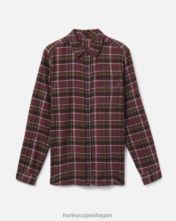 Portland økologisk flannel skjorte Mænd Brun tøj Hurley D404N366