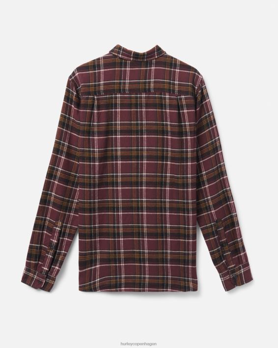 Portland økologisk flannel skjorte Mænd Brun tøj Hurley D404N366