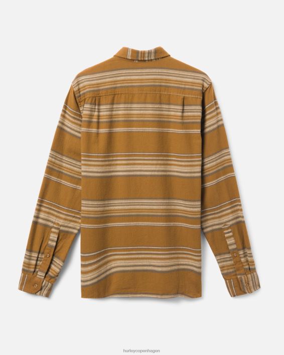 Portland økologisk flannel skjorte Mænd bronze tøj Hurley D404N331