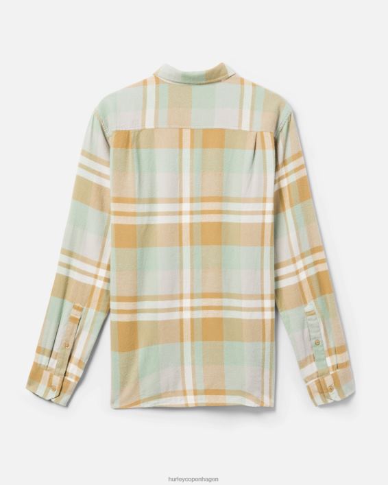 Portland økologisk flannel skjorte Mænd gylden doodle tøj Hurley D404N382
