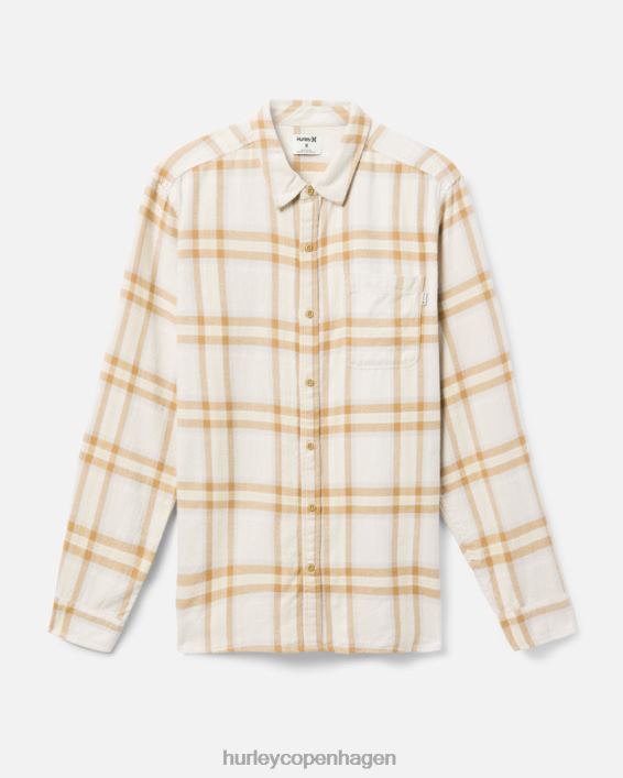 Portland økologisk flannel skjorte Mænd knogle tøj Hurley D404N385