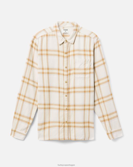 Portland økologisk flannel skjorte Mænd knogle tøj Hurley D404N385