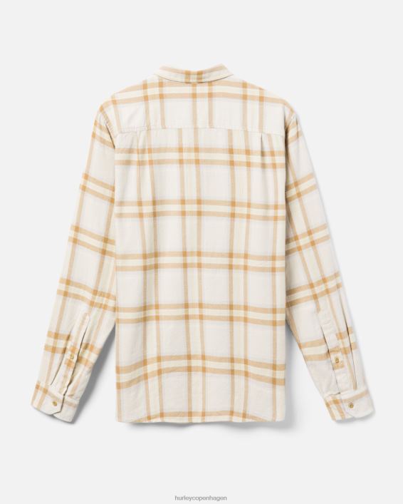 Portland økologisk flannel skjorte Mænd knogle tøj Hurley D404N385