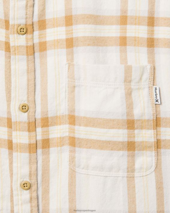 Portland økologisk flannel skjorte Mænd knogle tøj Hurley D404N385