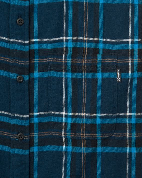 Portland økologisk flannel skjorte Mænd natstyrke tøj Hurley D404N375