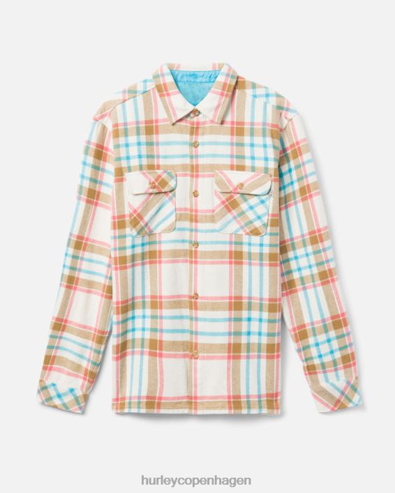 Santa Cruz kystlinje flannel Mænd knap knogler tøj Hurley D404N396