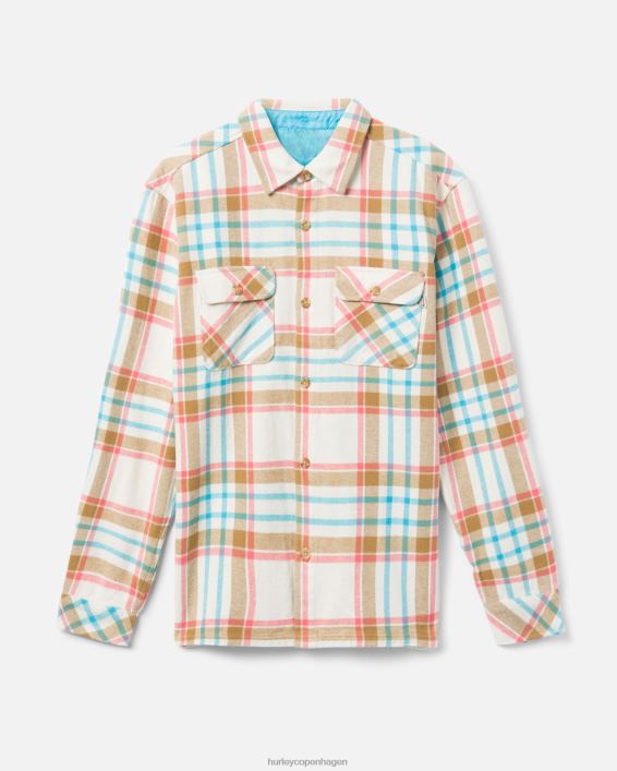 Santa Cruz kystlinje flannel Mænd knap knogler tøj Hurley D404N396