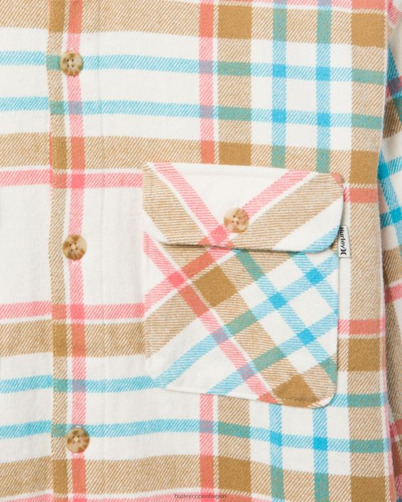 Santa Cruz kystlinje flannel Mænd knap knogler tøj Hurley D404N396