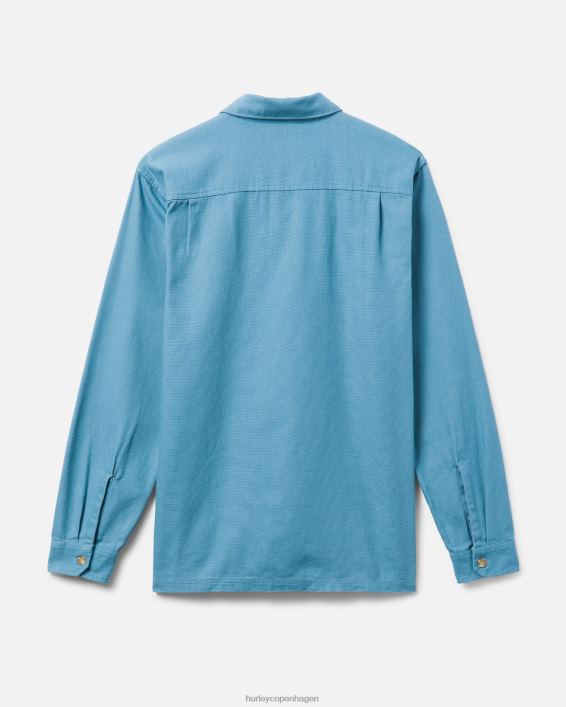 bixby canvas langærmet skjorte Mænd mellemblå tøj Hurley D404N342