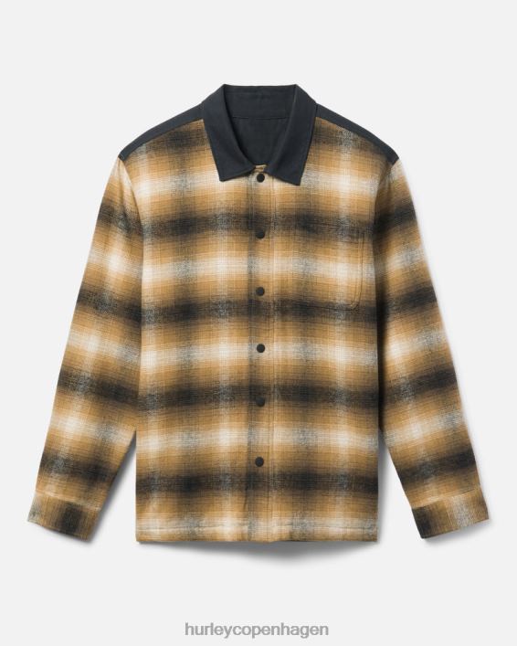 bixby overshirt langærmet skjorte Mænd sort tøj Hurley D404N325