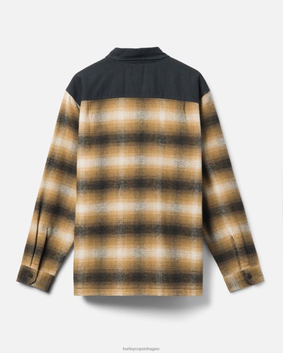 bixby overshirt langærmet skjorte Mænd sort tøj Hurley D404N325