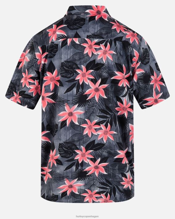 one and only lido stretch kortærmet t-shirt Mænd stengrå tøj Hurley D404N346