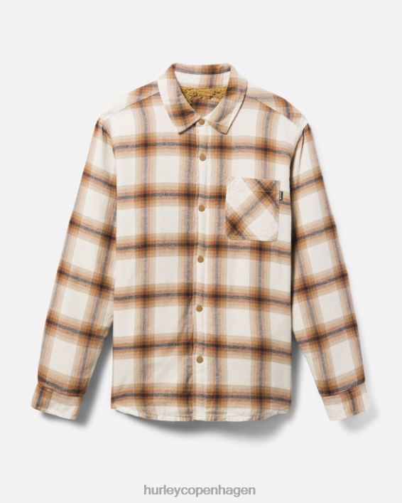 portland sherpa foret flannel Mænd knap knogler tøj Hurley D404N411