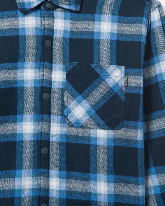 portland sherpa foret flannel Mænd pansret flåde tøj Hurley D404N410