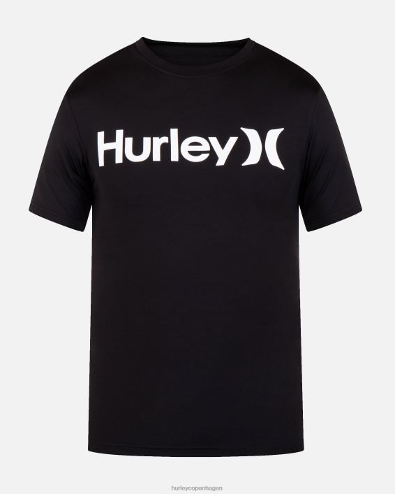en eneste hurtigtørrende rashguard Mænd sort tøj Hurley D404N328