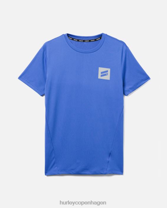 exist bootcamp breathe mesh kortærmet performance-t-shirt Mænd blå tøj Hurley D404N43