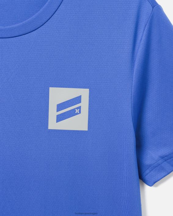 exist bootcamp breathe mesh kortærmet performance-t-shirt Mænd blå tøj Hurley D404N43