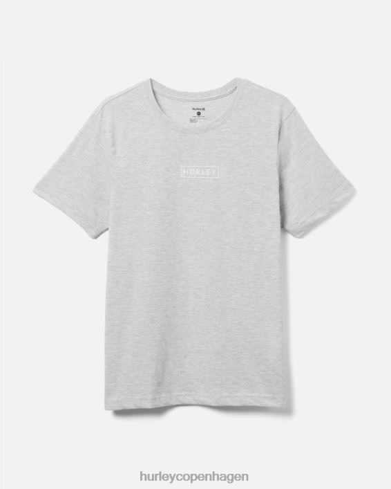 exist boxed logo bomuldsjersey grafisk t-shirt Mænd grå tøj Hurley D404N36