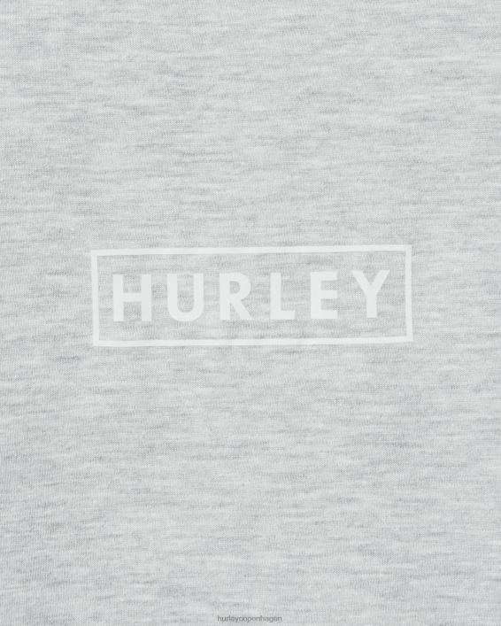 exist boxed logo bomuldsjersey grafisk t-shirt Mænd grå tøj Hurley D404N36