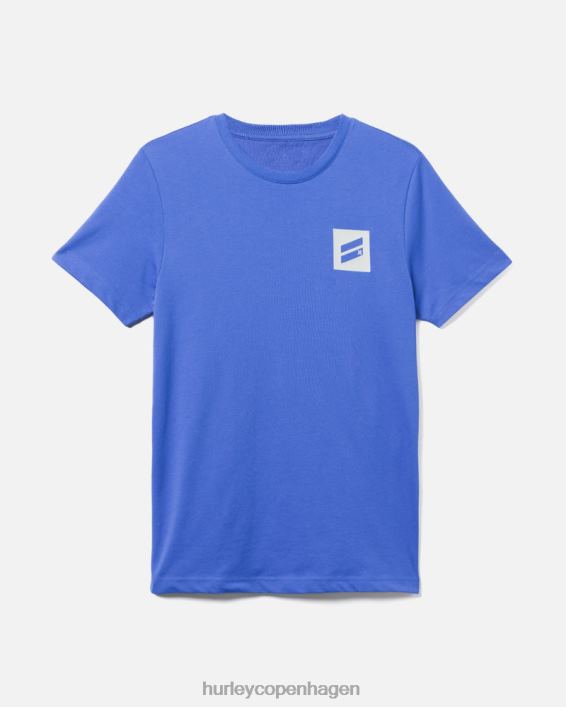 findes bootcamp tør kortærmet ydeevne t-shirt Mænd blå tøj Hurley D404N47