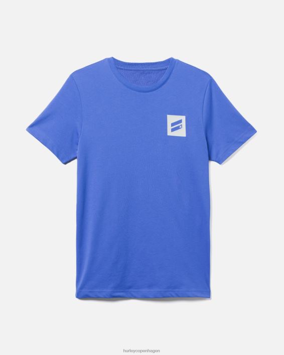 findes bootcamp tør kortærmet ydeevne t-shirt Mænd blå tøj Hurley D404N47