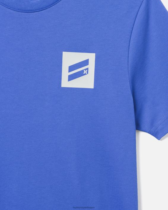 findes bootcamp tør kortærmet ydeevne t-shirt Mænd blå tøj Hurley D404N47