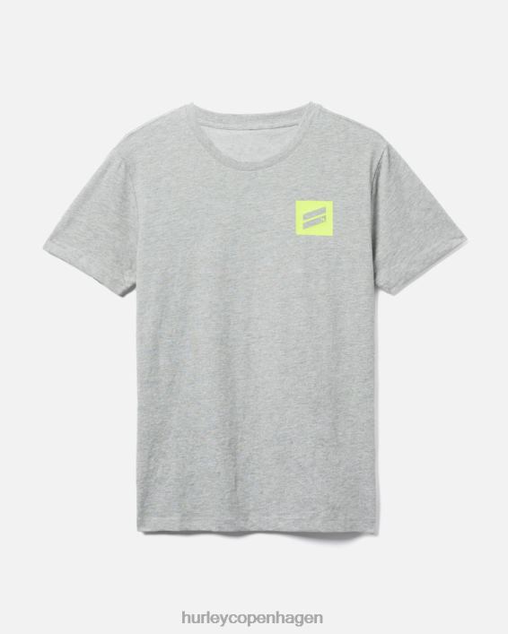 findes bootcamp tør kortærmet ydeevne t-shirt Mænd grå/sort tøj Hurley D404N51
