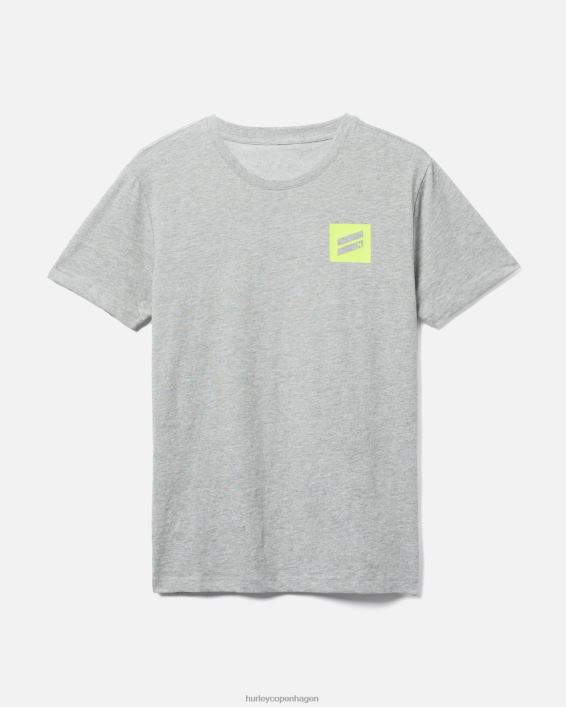 findes bootcamp tør kortærmet ydeevne t-shirt Mænd grå/sort tøj Hurley D404N51