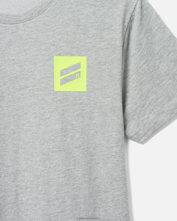 findes bootcamp tør kortærmet ydeevne t-shirt Mænd grå/sort tøj Hurley D404N51