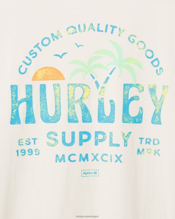hverdag dobbelt håndflader kortærmet Mænd knogle tøj Hurley D404N310