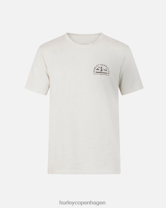 hverdag født til hula kortærmet t-shirt Mænd knogle tøj Hurley D404N26