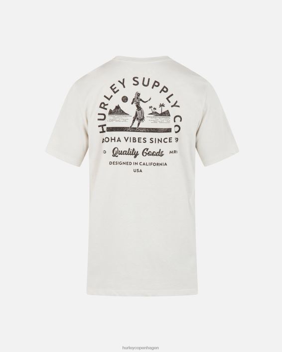 hverdag født til hula kortærmet t-shirt Mænd knogle tøj Hurley D404N26