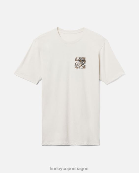 hverdag fire hjørner t-shirt Mænd knogle tøj Hurley D404N305