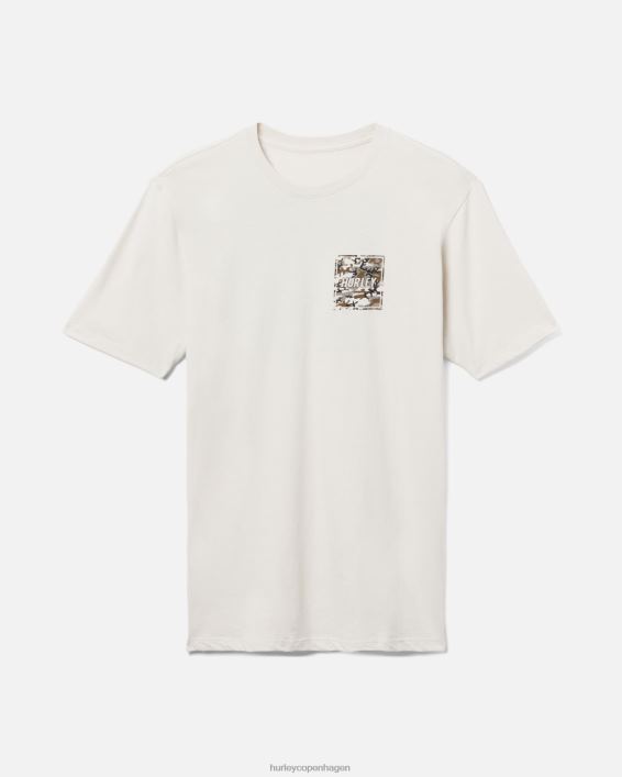 hverdag fire hjørner t-shirt Mænd knogle tøj Hurley D404N305