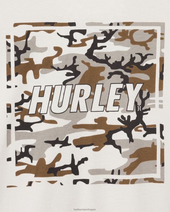 hverdag fire hjørner t-shirt Mænd knogle tøj Hurley D404N305