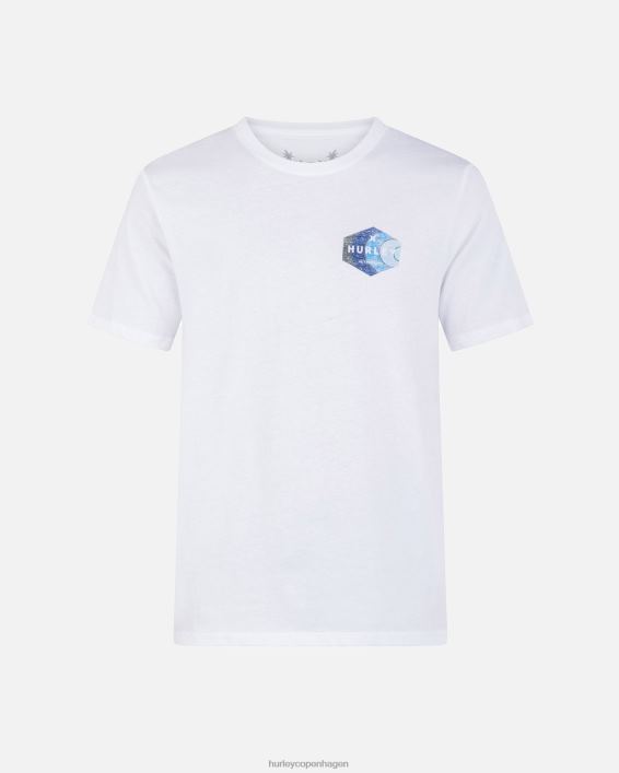 hverdag så gnar kortærmet t-shirt Mænd hvid tøj Hurley D404N29